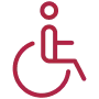 Icône fauteuil roulant.